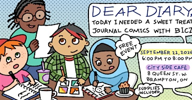 Dear Diary, Today I Needed a Sweet Treat: Journal Comics with BICZ | City Side Cafe