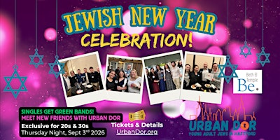 Jewish New Year Celebration for 20s and 30s | Beth El Temple