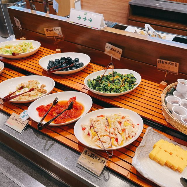 朝食ビュッフェが復活してました！