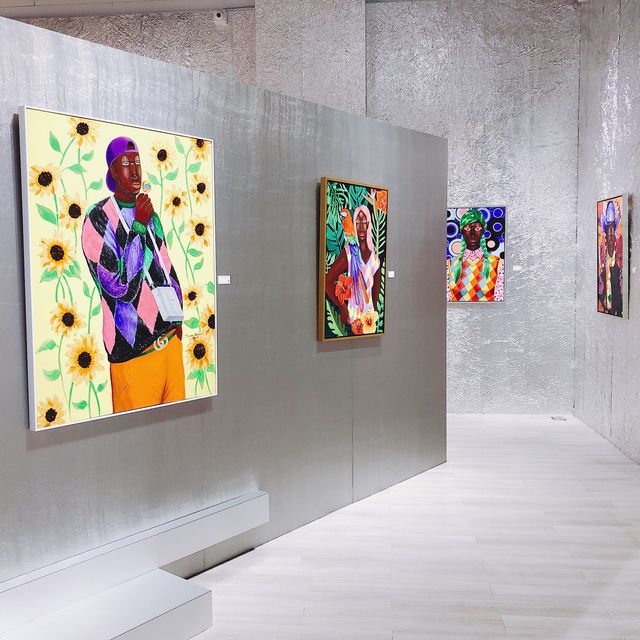 📍微風南山 plzzzz Gallery💙🎨Samson Bakare Solo Exhibition 《 Life’s a Short Trip 》