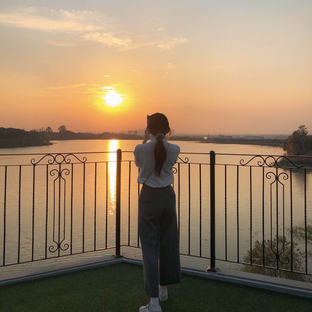 전주 송천동 에코시티 근처 노을 뷰 카페 “물빛정원”