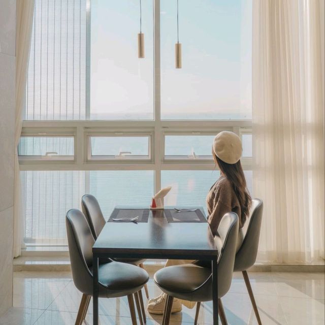 ☀️3가지 색상의 아름다운 바다를 볼 수 있는 [부산송도호텔]