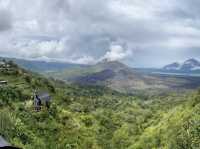 Cafe with stunning view of Mount Batur