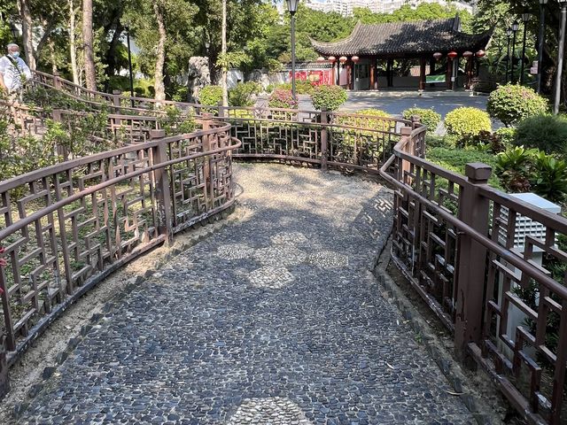 市區江南園林形式設計休憩公園