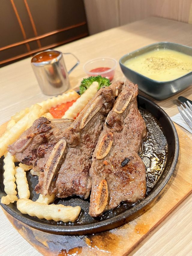老虎冰室 - 鋸扒套餐
