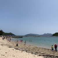 連島沙洲海中央的天使之路