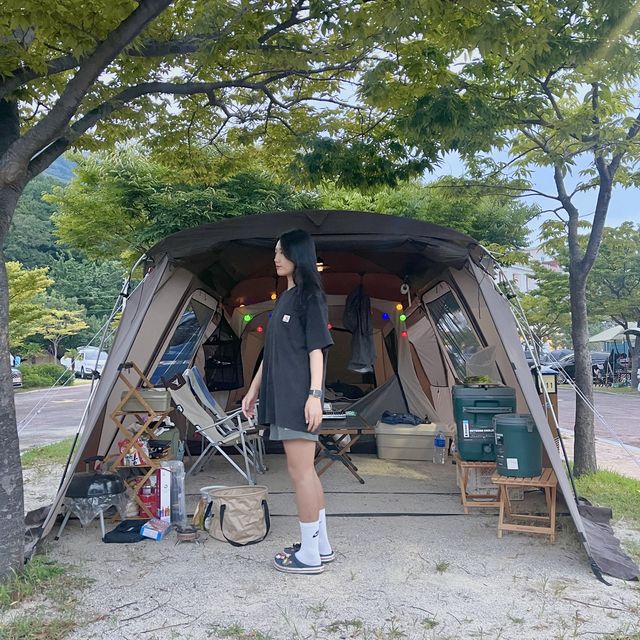 [경남/거제]거제도 몽돌해수욕장 10초거리 캠핑장❣️