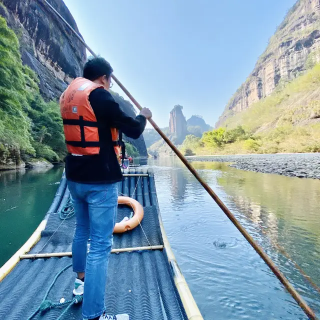 Bamboo Rafting At Wuyishan 