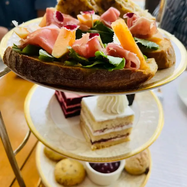 High tea at Ritz Carlton 