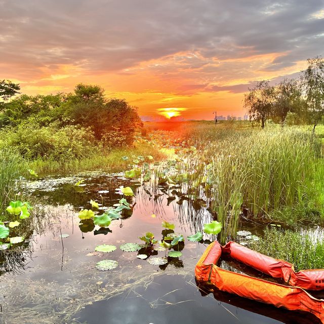 Sunset at Sonya Lake - Changsha County