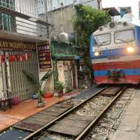 Train Street in Hanoi!
