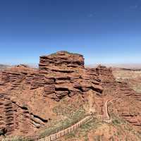 Breathtaking view at Zhangye’s Grand Canyon