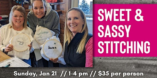 Sweet & Sassy Stitching Party | South x SouthEast Brewing Company