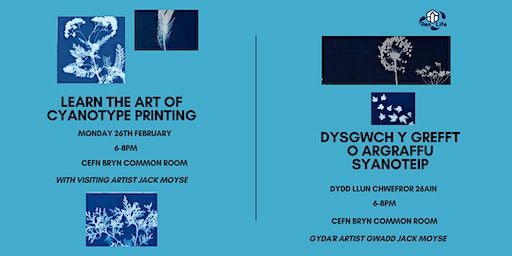 Cyanotype Printing Workshop | Cefn Bryn Common Room