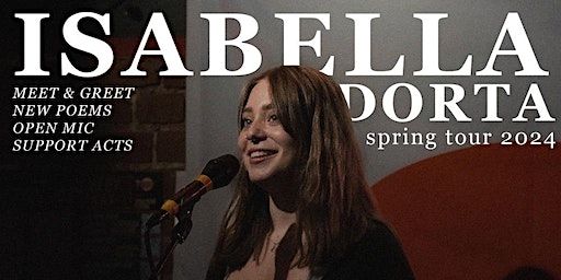 ISABELLA DORTA'S SPRING TOUR 2024 - cardiff | The Moon
