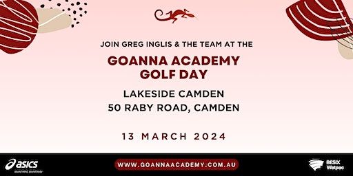 THE GOANNA ACADEMY GOLF DAY - 2024 | Lakeside Golf Club Camden