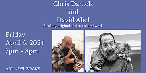 Chris Daniels and David Abel Reading | Arundel Books, 1st Avenue South, Seattle, WA, USA