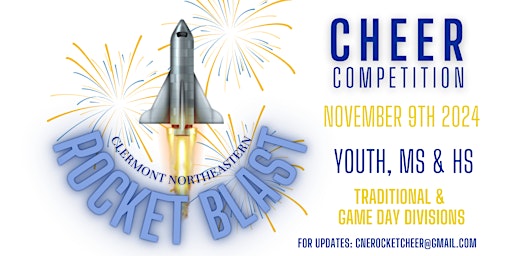 Rocket Blast Cheer Competition 2024 | Clermont Northeastern High School