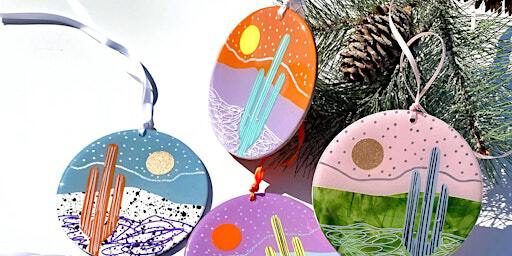 Handmade ornaments. Holiday prep kick off! Paper collage in person workshop | Lan Art&Design Studio