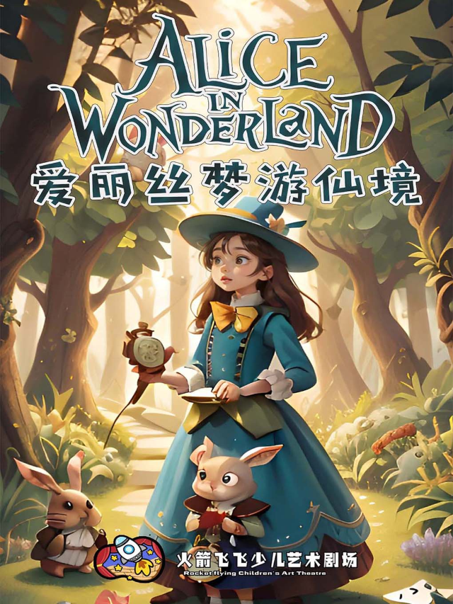 《愛麗絲夢遊仙境》火箭飛飛親子戲劇農場｜交互式兒童劇 (中街)｜兒童親子 | 四季有戲