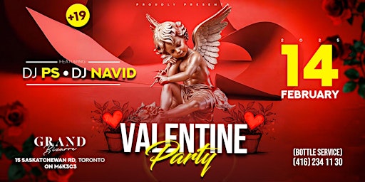 TipsyTo Valentine Party - ولنتاین پارتی | Grand Bizarre Supper Club
