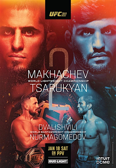 UFC 311 (free drink ticket w/$5 entry) | Dingers Sports Bar & Grill