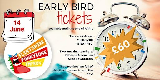 Flintshire Funnybone Improv Intensive EARLYBIRDS | Caffi Isa