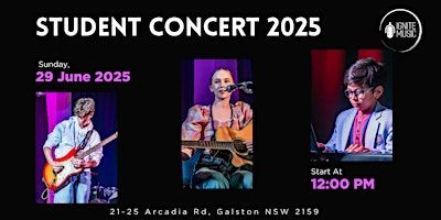 Ignite Music Student Concert 2025 | The Galston Club