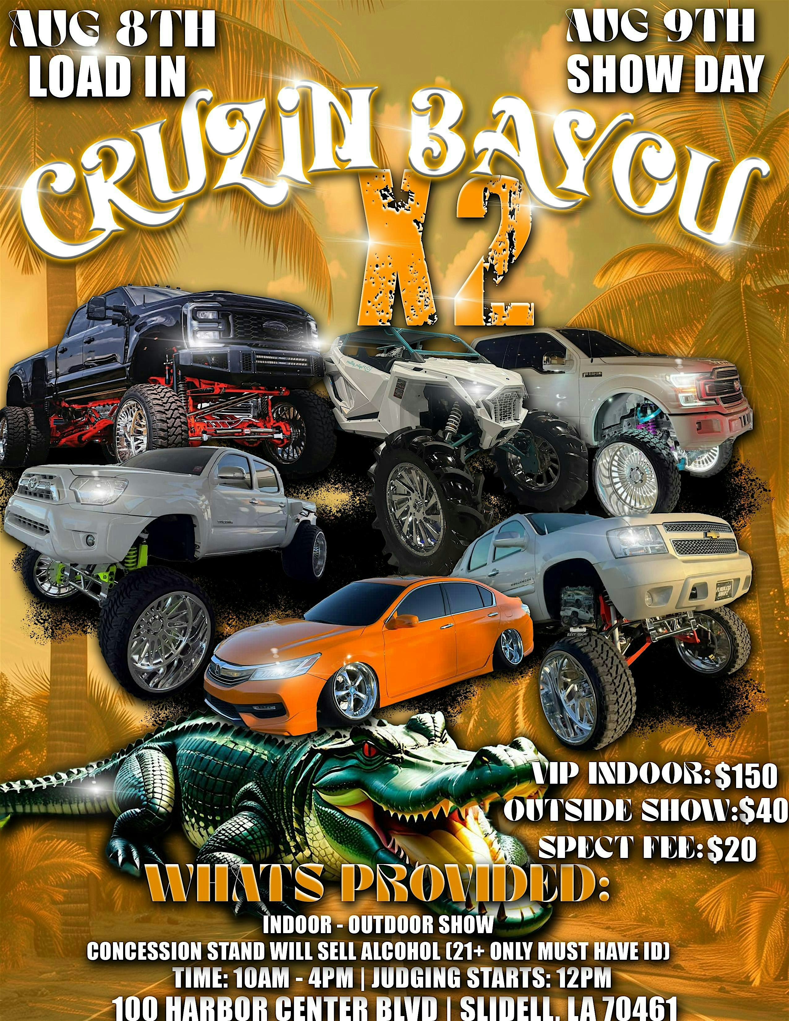 CRUZIN BAYOU x2 | The Harbor Center