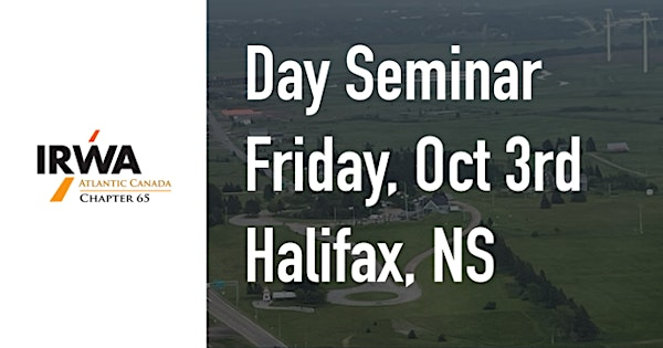 IRWA Chapter 65 - Fall Day Seminar | The Prince George Hotel Halifax