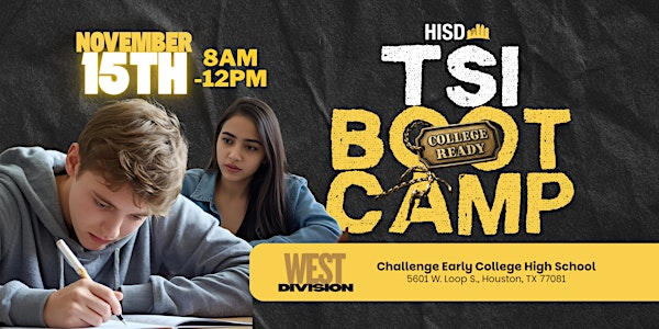 Tsi Math Bootcamp 25-26 Houston ISD - TSI Bootcamp (WEST DIVISION) | Challenge Early ...