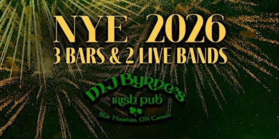 NYE 2026 at MJ Byrne’s Irish Pub - from $55 + (tax/fees) | MJ Byrne's Irish Pub