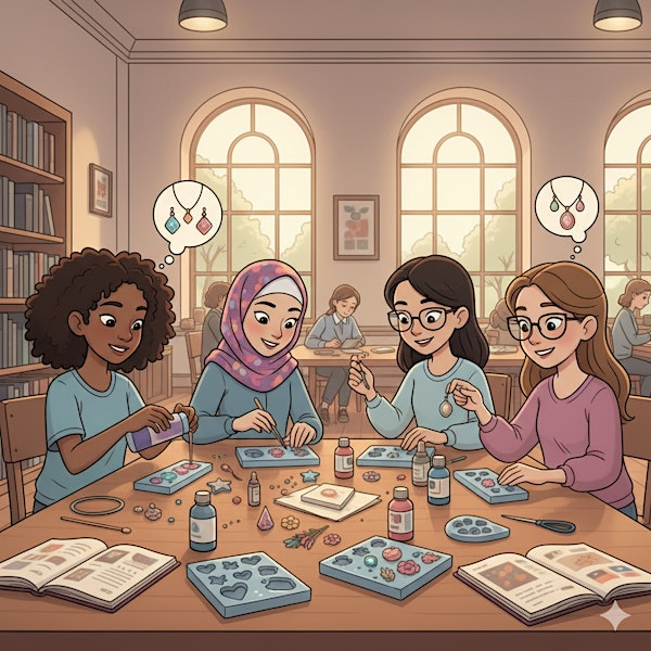 Teen Girls Art Club: DIY Resin Jewelry | Knapp | Detroit Public Library