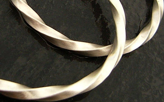 Silver Twist Hoop Earrings Workshop | The Old Flaxmill