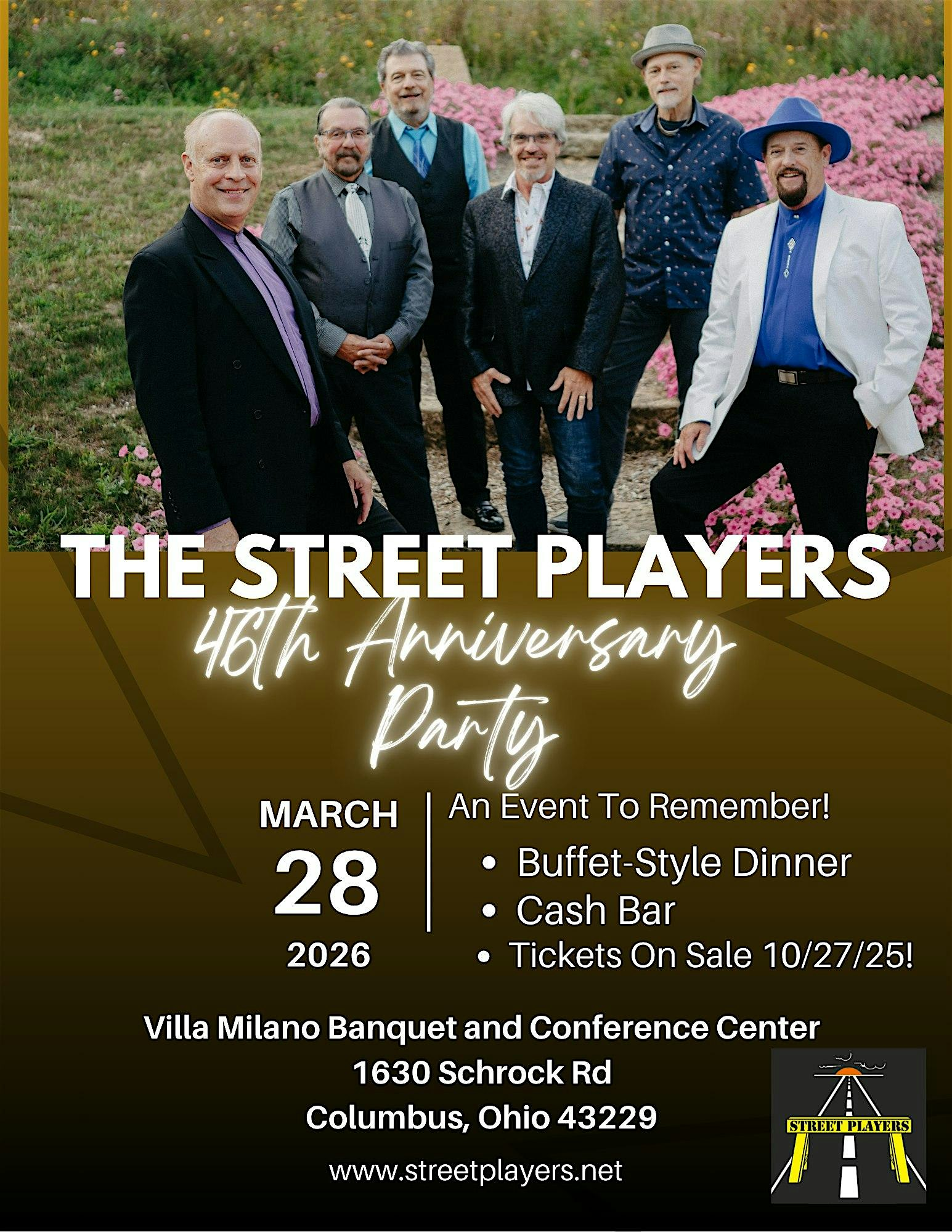 The Street Players Band 46th Anniversary Celebration | Villa Milano Banquet & Conference Center