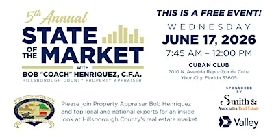 5TH ANNUAL STATE OF THE MARKET WITH BOB HENRIQUEZ | The Cuban Club