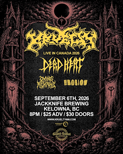 Kruelty w/ Dead Heat, Dying Remains & Erosion @ Jackknife Brewing | Jackknife Brewing