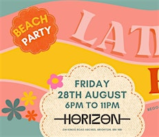 Latino Fest Beach Party (Brighton) August 2026 | Horizon Nightclub