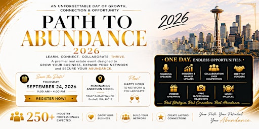 Path to Abundance 2026 | McMenamins Anderson School