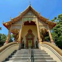 เที่ยววัดเก่าโบราณ วัดเกาะกลาง อ.ป่าซาง จ.ลำพูน 