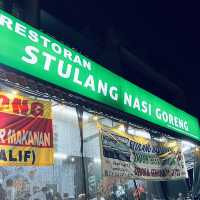 The famous Stulang Nasi Goreng Seafood in JB
