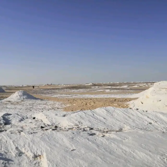 Stunning white desert in Egypt