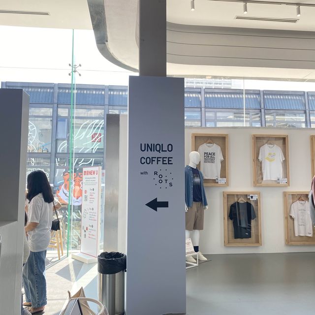☕️Uniqlo สาขาสยาม ชั้น3 มีคาเฟ่แล้วนะ!🧤