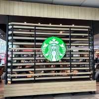 A cup of coffee at Starbucks @ Miri Airport 