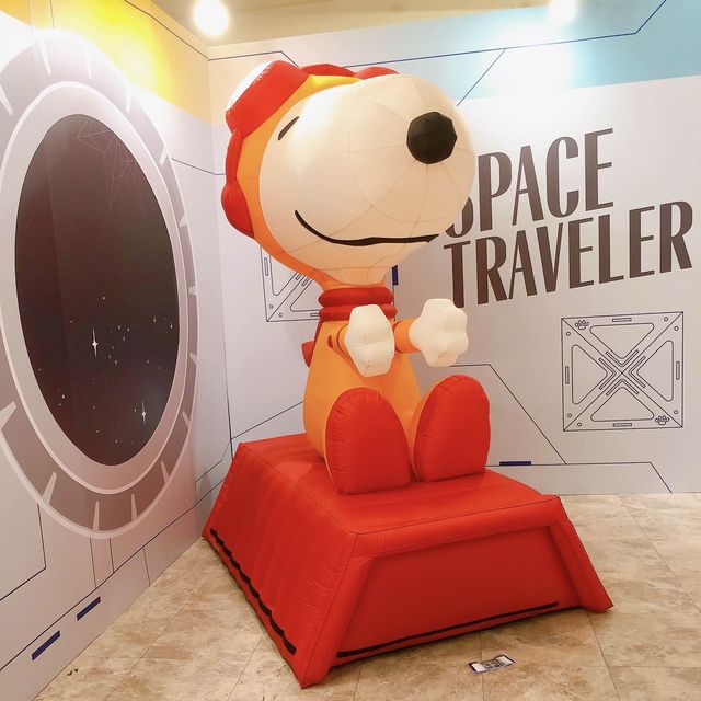 帶我去月球👩🏻‍🚀🚀💯🧡太空漫步到「史努比宇宙探險展」