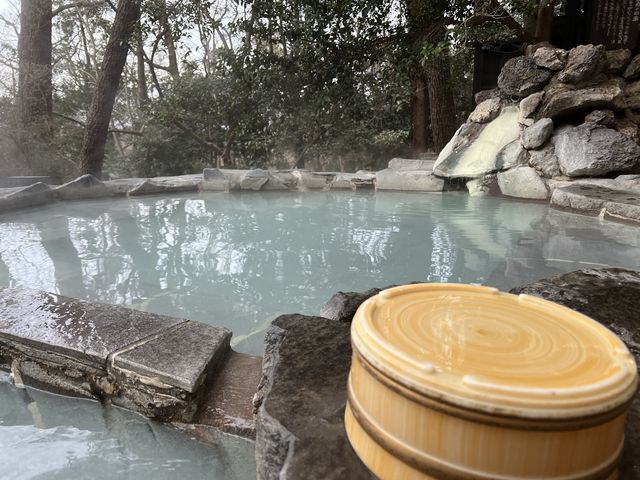 【鹿児島】旅行人山荘の貸切露天風呂