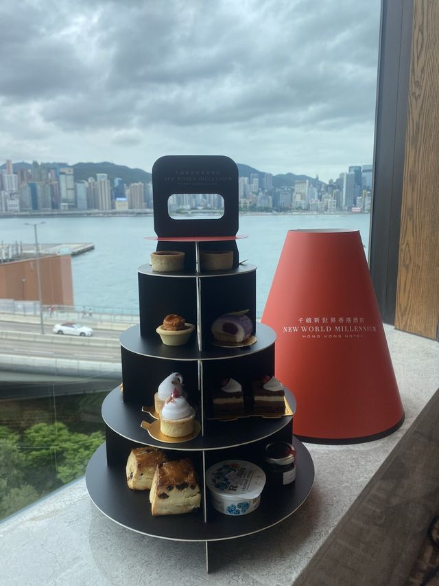 酒店房內慢慢嘆外賣下午茶🫖精緻甜品