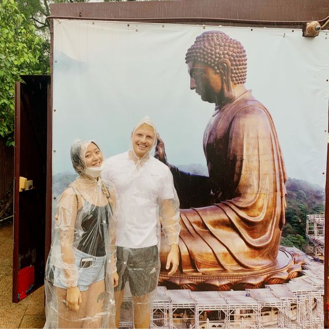 Stormy days at the incredible Buddha in HK