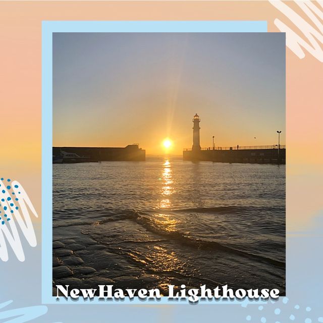 在浪漫燈塔NewHaven Lighthouse欣賞迷人的夕陽