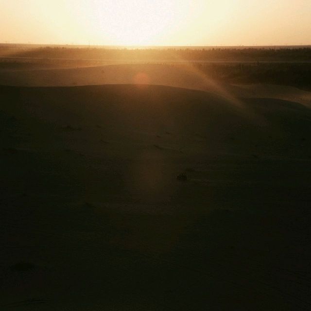 Sleeping in the dessert in Dunhuang